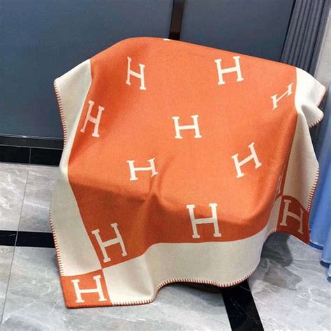 hermes blanket dupe orange|black and white Hermes blanket.